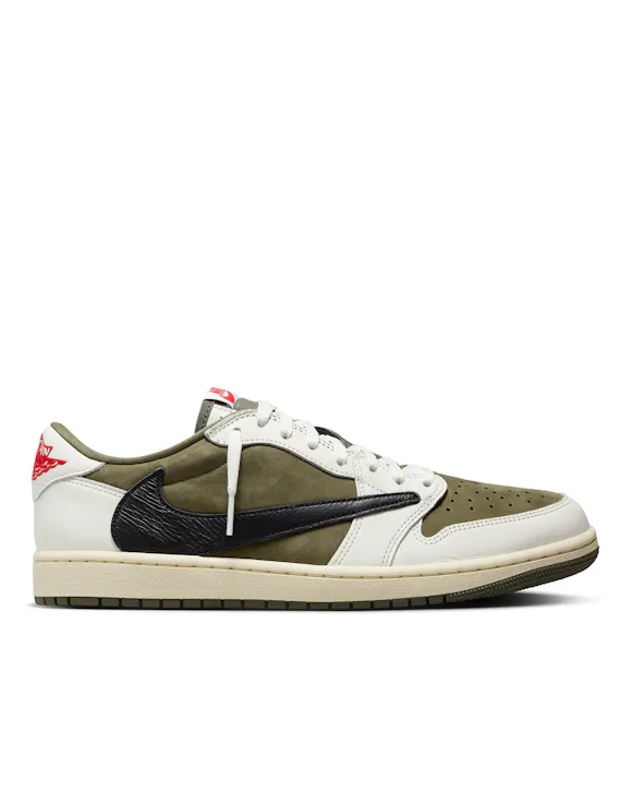 Hero image for Travis Scott x Jordan 1 Low OG SP 'Medium Olive'