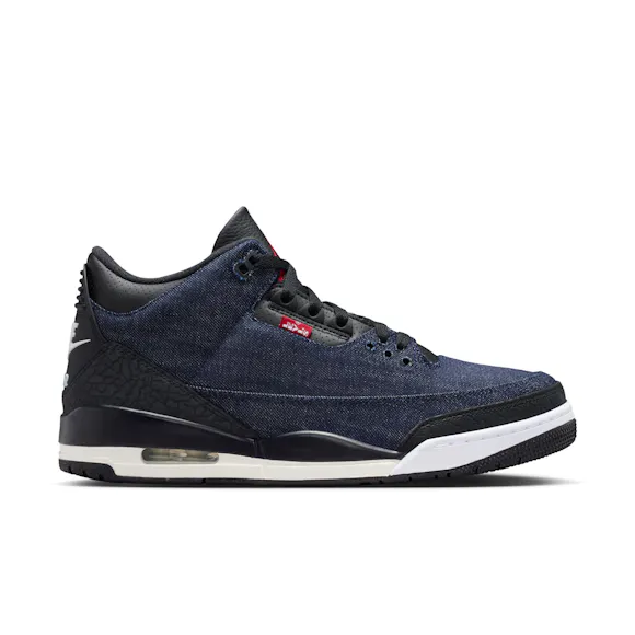 Hero image for Air Jordan 3 x Levi's 'Indigo and Gym Red'