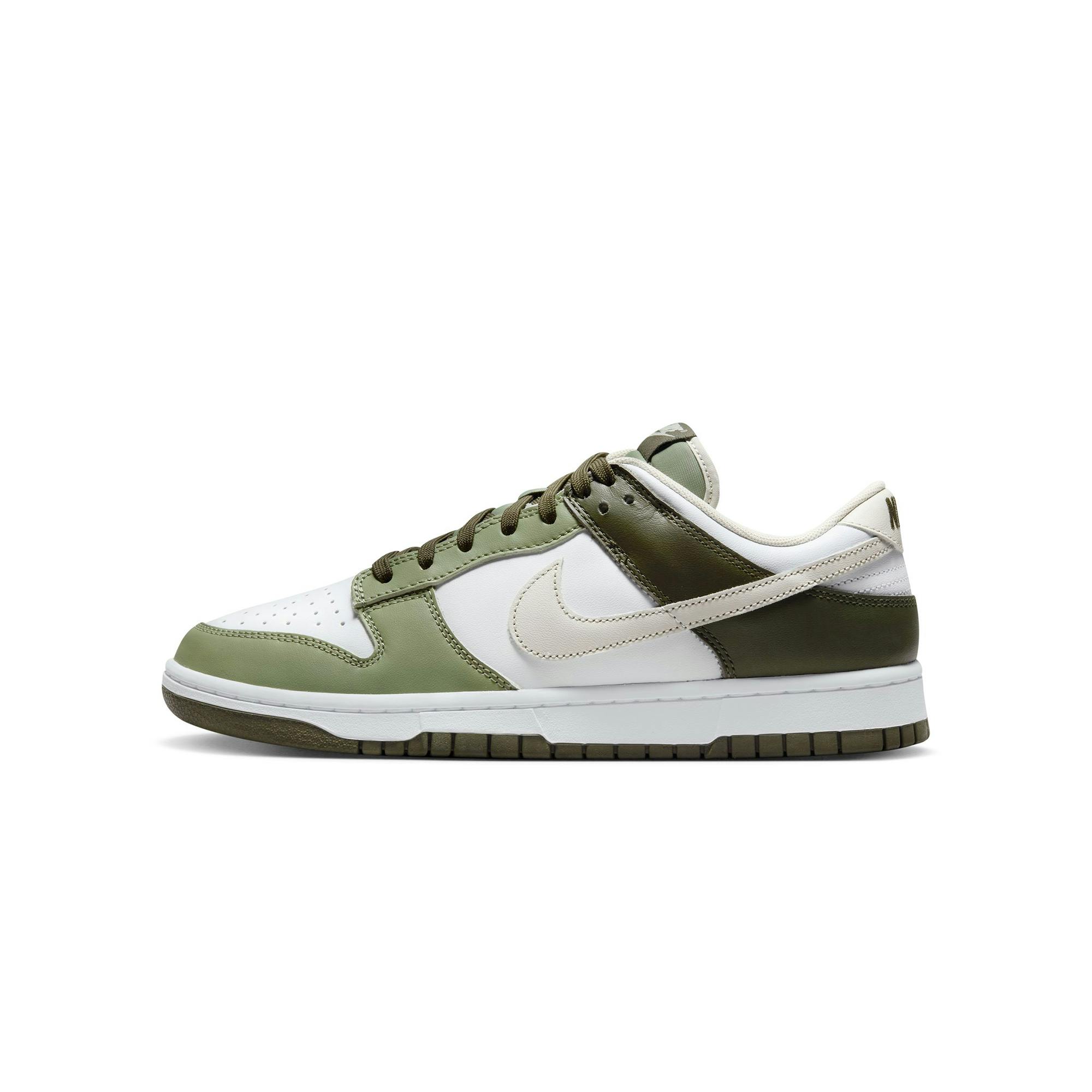Image of Nike Mens Dunk Low Oil Green Shoes