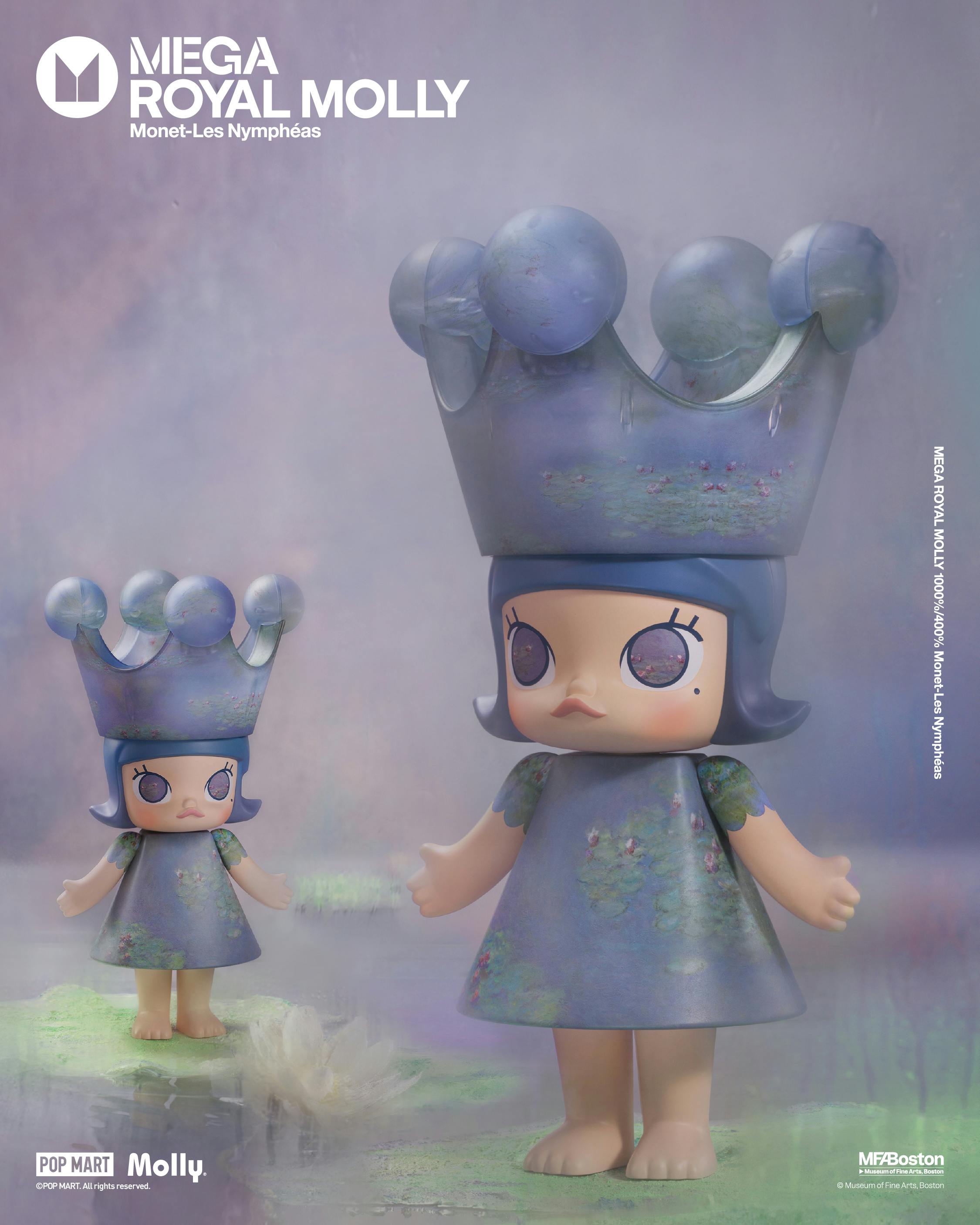 MEGA ROYAL MOLLY 1000% Monet-Les Nymphéas