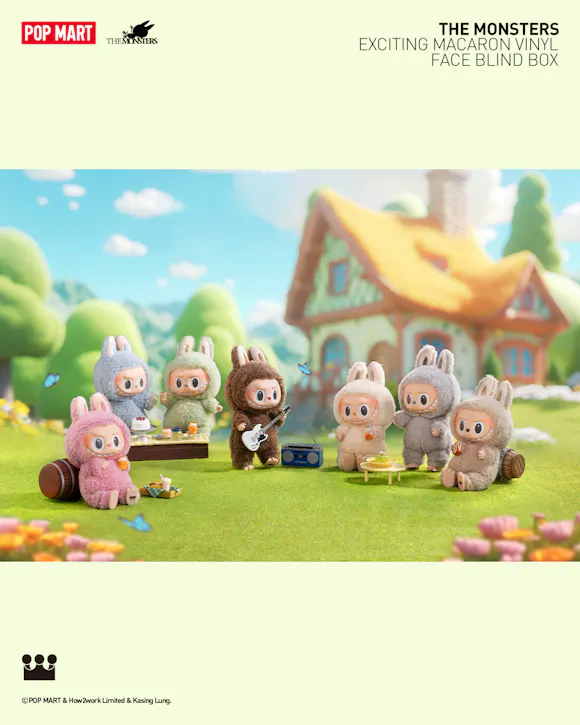 Hero image for THE MONSTERS - Exciting Macaron Vinyl Face Blind Box - Week 037