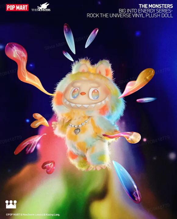 Hero image for THE MONSTERS Big into Energy Series-ROCK THE UNIVERSE Vinyl Plush Doll