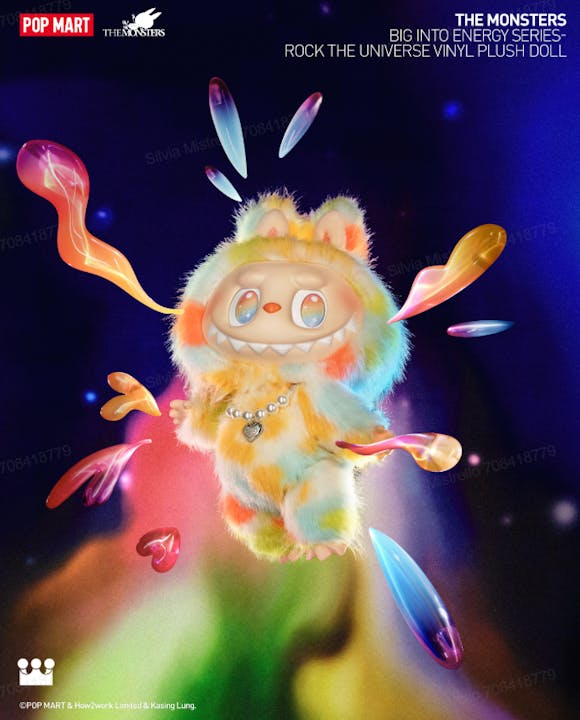 Hero image for THE MONSTERS Big into Energy Series-ROCK THE UNIVERSE Vinyl Plush Doll