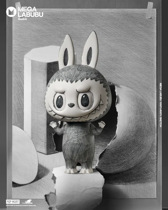 Hero image for MEGA LABUBU 1000% Sketch