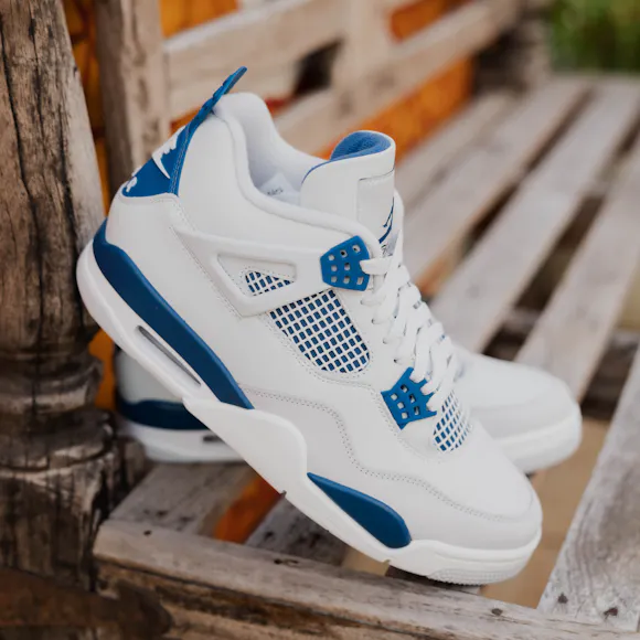 Hero image for GS Jordan 4 'Military Blue'