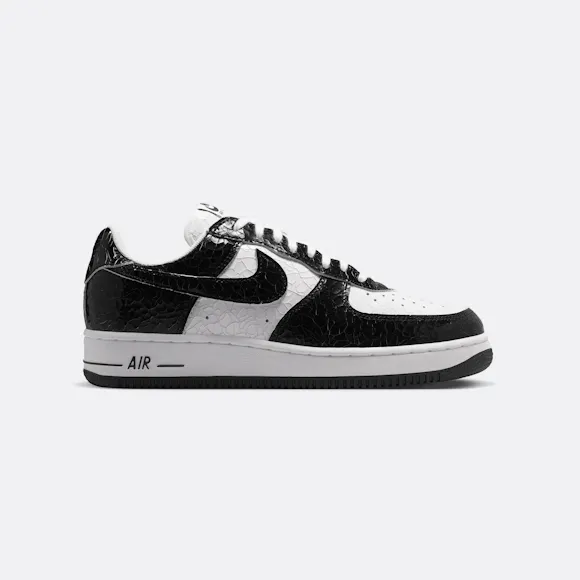 Hero image for Nike AF1 Cracked Leather "White Black"