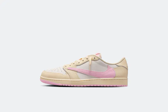 Hero image for Air Jordan 1 Low OG SP x Travis Scott 'Muslin and Shy Pink'
