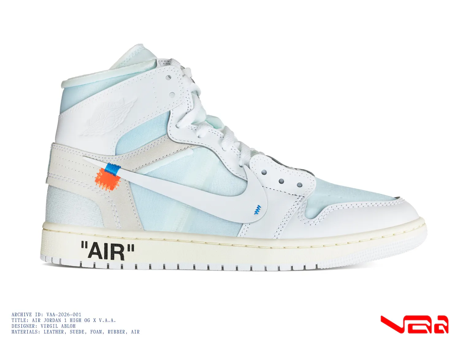 Hero image for Air Jordan 1 Retro High OG SP x V.A.A. 'White/White'
