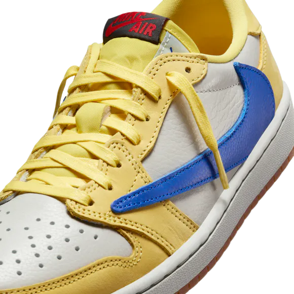 Hero image for Travis Scott x Air Jordan 1 Low Women's "Canary"