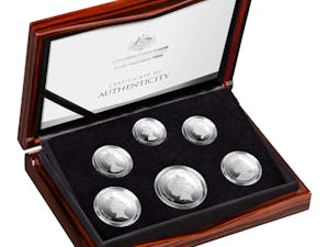 Image of Change of Monarch - Six-Coin Fine Silver Proof Year Set 2024