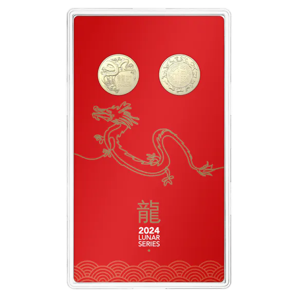 Hero image for Two-Coin Set - Lunar Year of the Dragon