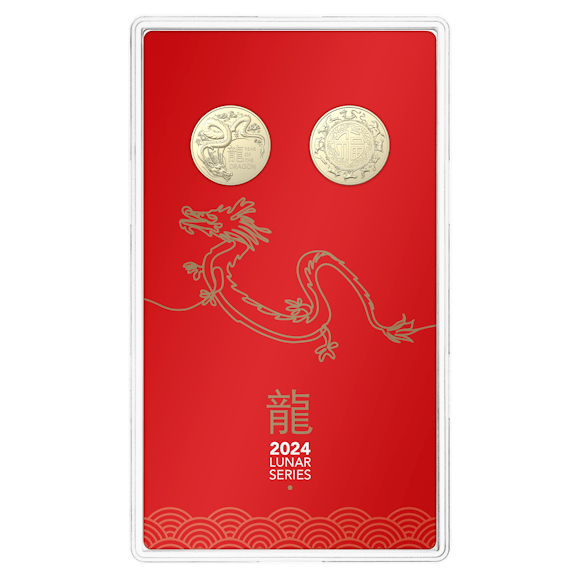 Hero image for Two-Coin Set - Lunar Year of the Dragon