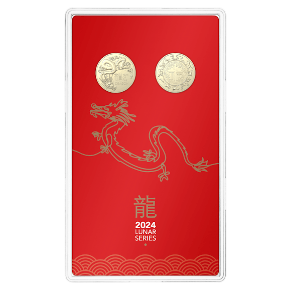 Hero image for Two-Coin Set - Lunar Year of the Dragon