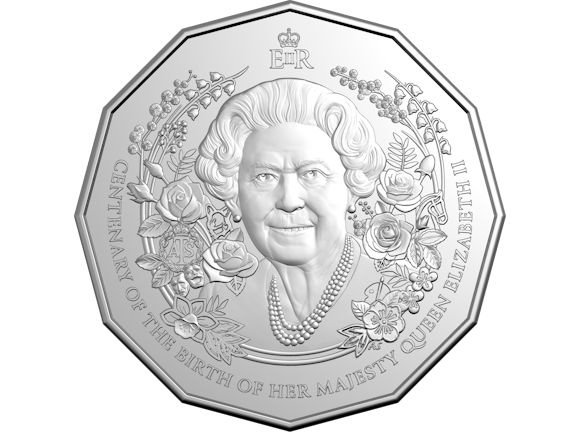 Hero image for 2026 50c Uncirculated Coin - HM Queen Elizabeth II Centenary of Birth