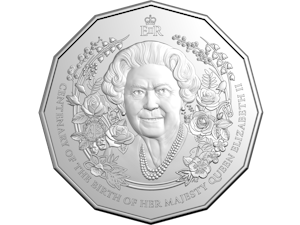 Image of 2026 50c Uncirculated Coin - HM Queen Elizabeth II Centenary of Birth