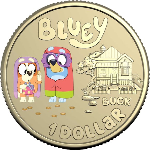 Hero image for Grannies - Bluey Dollarbucks $1 Uncirculated Coin 2024