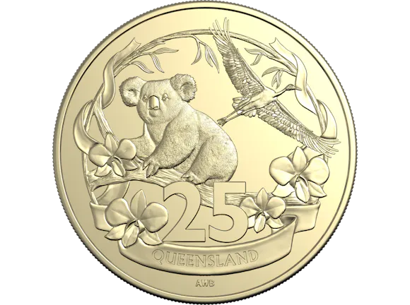 Hero image for 2026 25c Uncirculated Coin – 125 Years of Federation – QLD