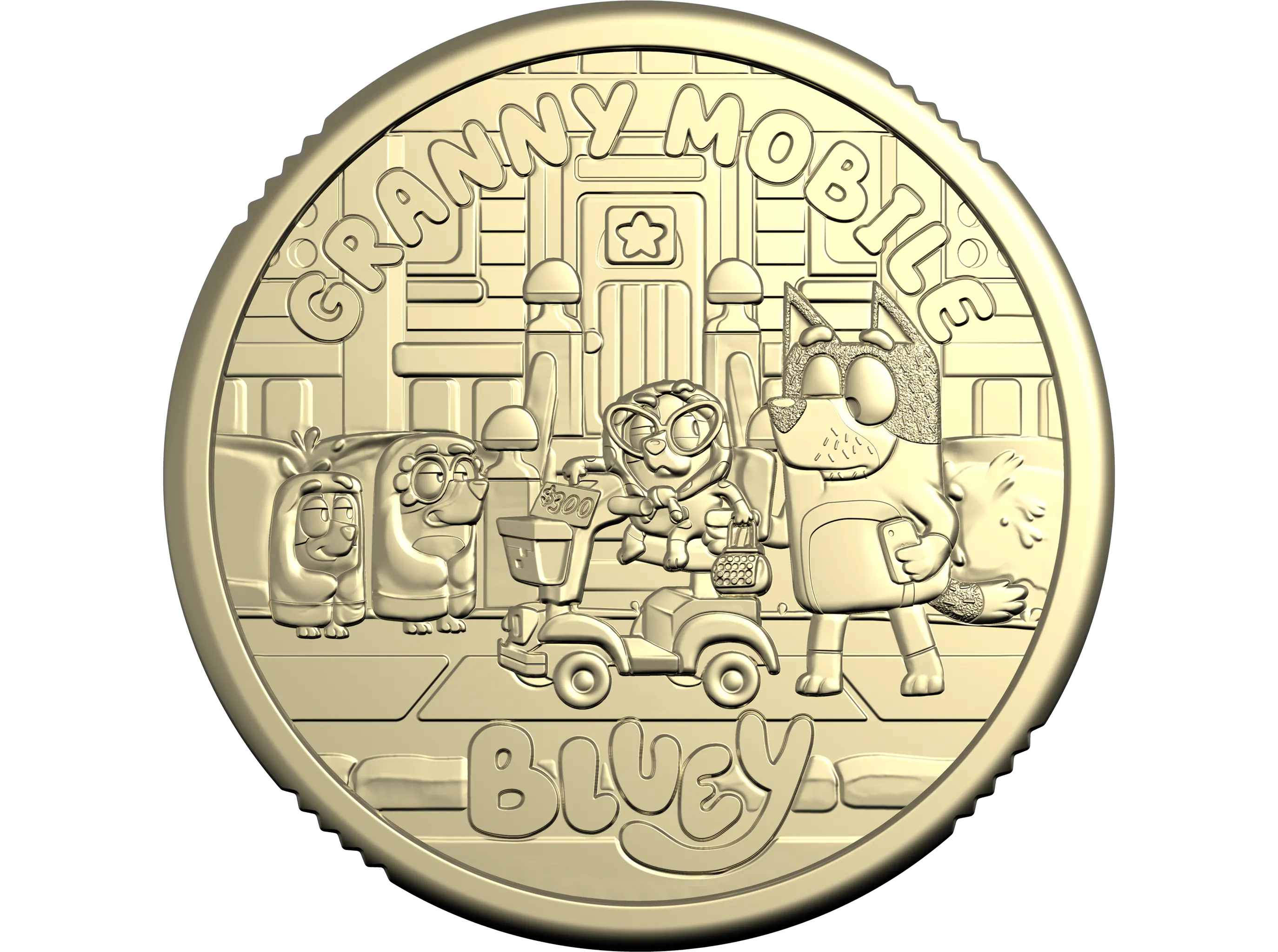 Image of 2026 $2 Privy Mark Uncirculated Coin in Card – Bluey – Granny Mobile
