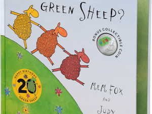 Image of 2024 20c Coloured Uncirculated Coin - 20th Anniversary of Where Is The Green Sheep – Special Edition Book