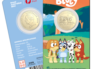 Image of 2024 $1 Privy Mark Uncirculated Coin – Bluey & Friends