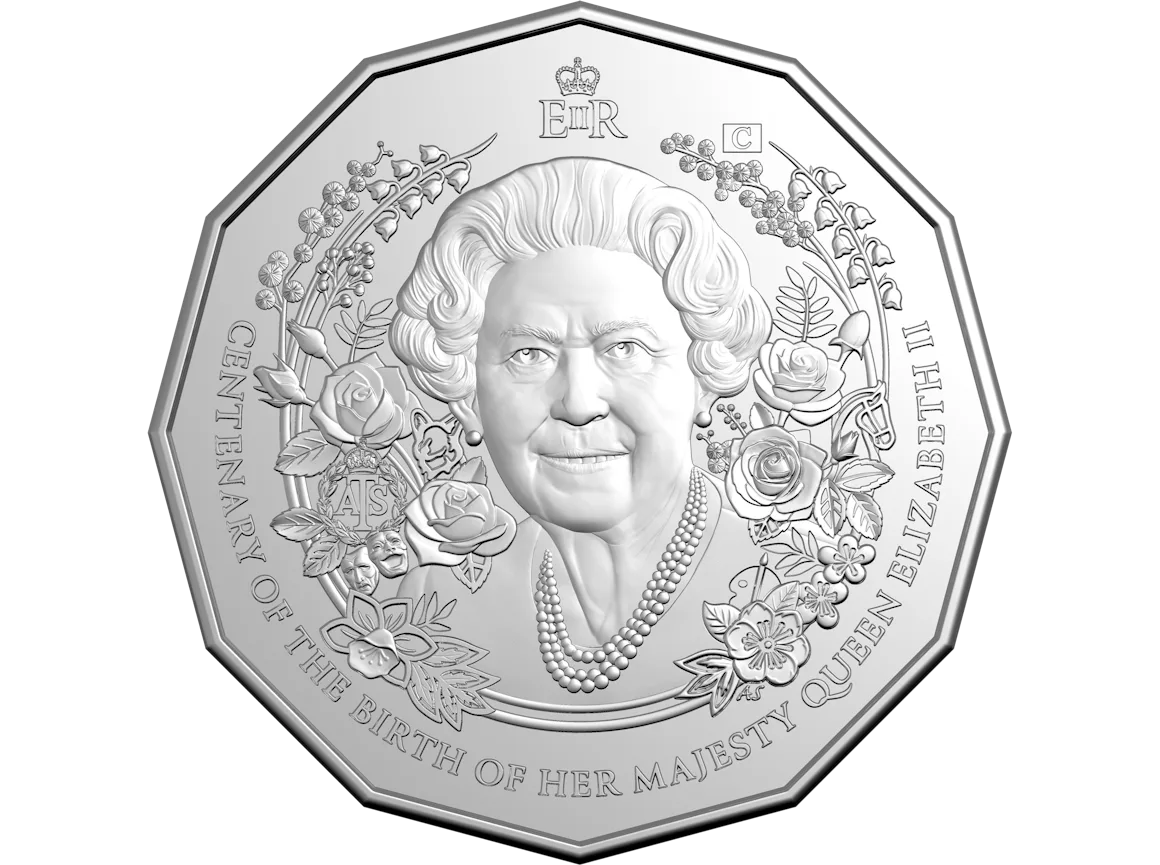 Fec Coin 2026 50c ‘C’ Privy Mark Uncirculated Coin – HM Queen Elizabeth II ...