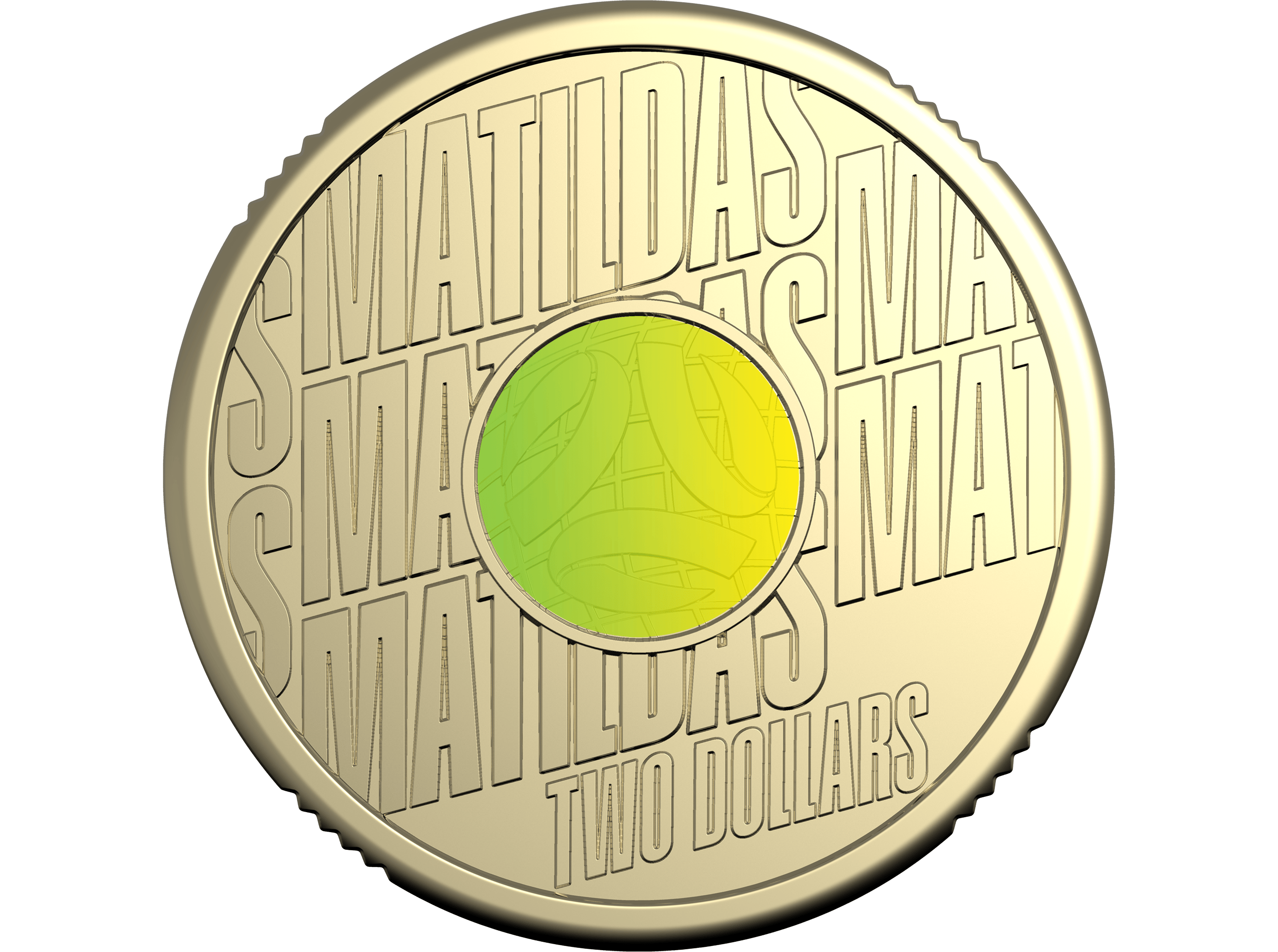Image of 2026 $2 Coloured Uncirculated Coin in Card - Matildas