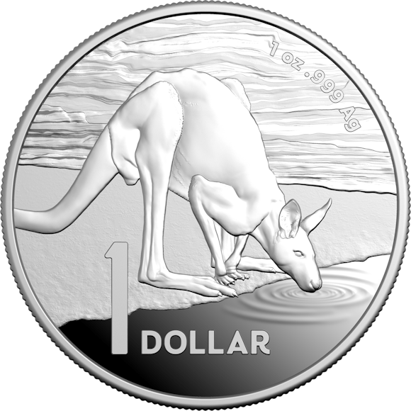 Hero image for 2024 $1 1 oz Fine Silver Proof Coin - Kangaroo Series