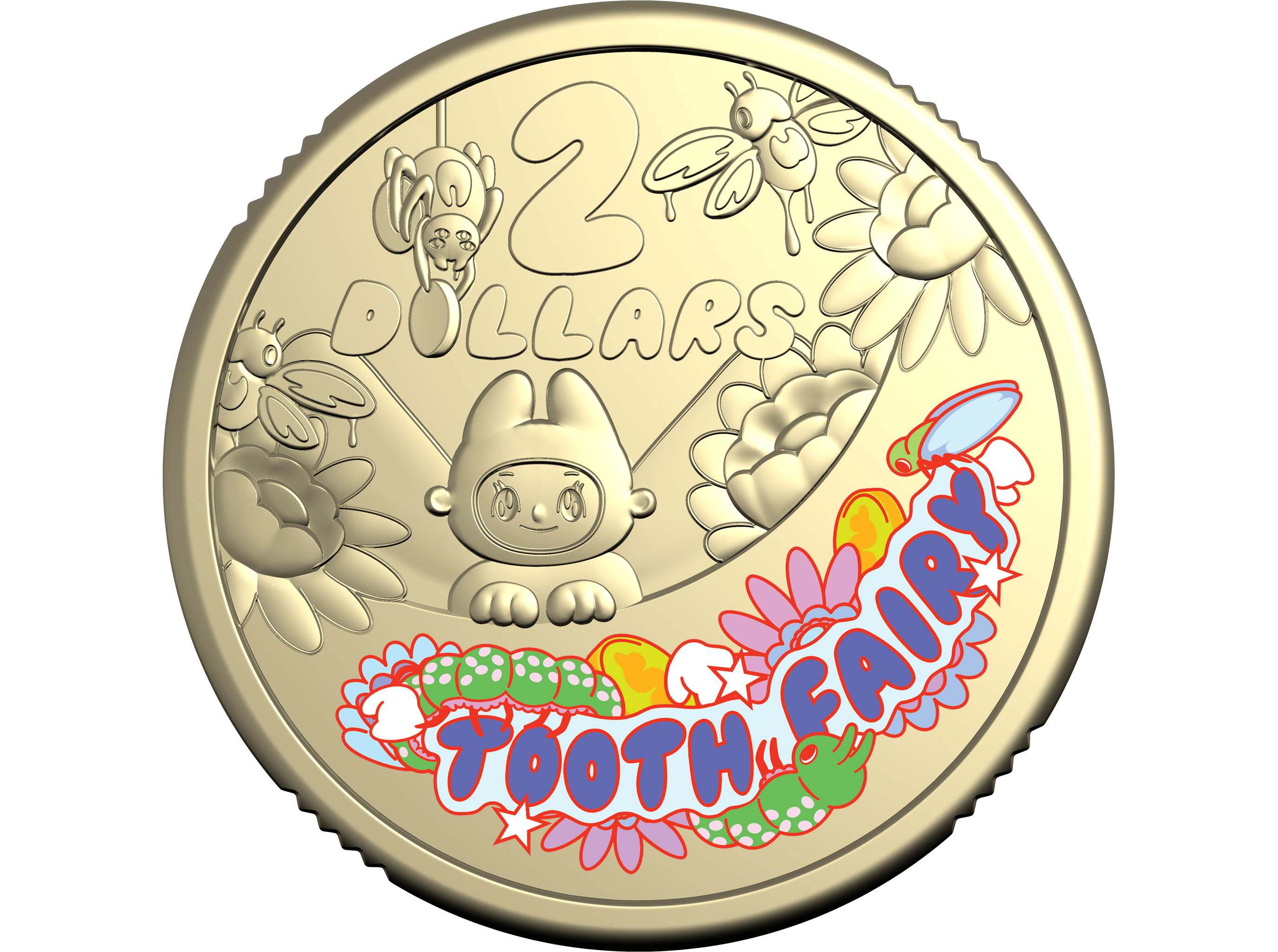 Image of 2026 $2 Uncirculated Coin in Card - Tooth Fairy