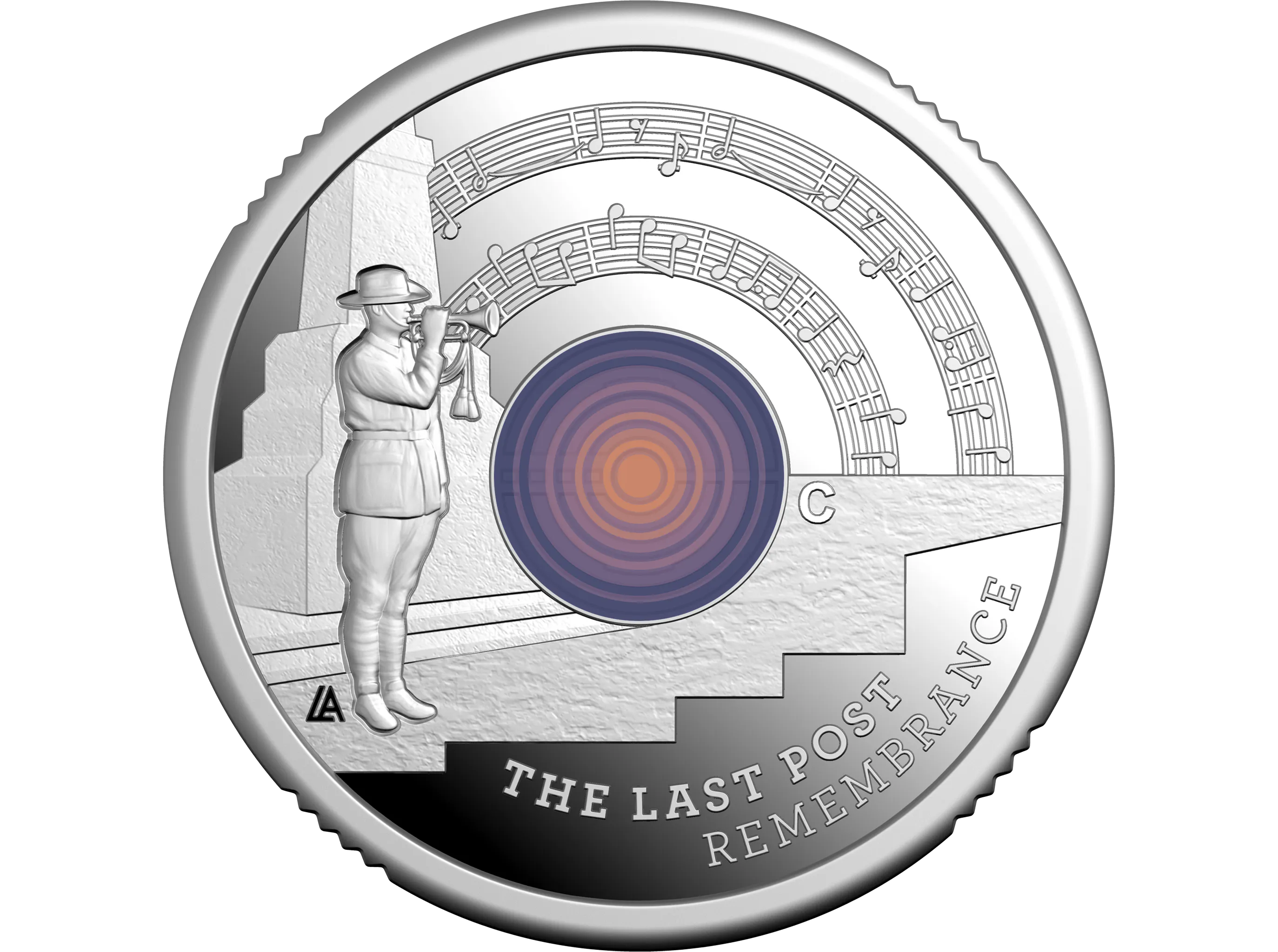 Hero image for 2026 $2 'C' Mintmark Coloured Silver Proof Coin - The Last Post
