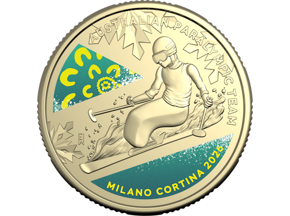 Hero image for 2026 $1 AlBr Coloured Uncirculated Coin – Winter Paralympics