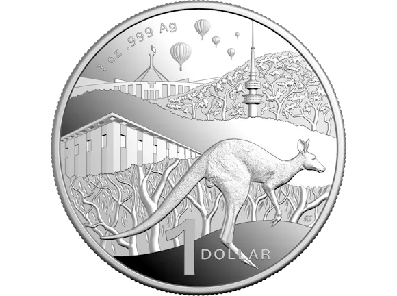 Hero image for 2025 $1 1 oz Fine Silver Proof Coin - Kangaroo Series