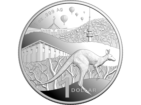 Hero image for 2025 $1 1 oz Fine Silver Proof Coin - Kangaroo Series