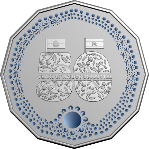 Hero image for 50c Coloured Uncirculated Coin - NAIDOC Week 2024
