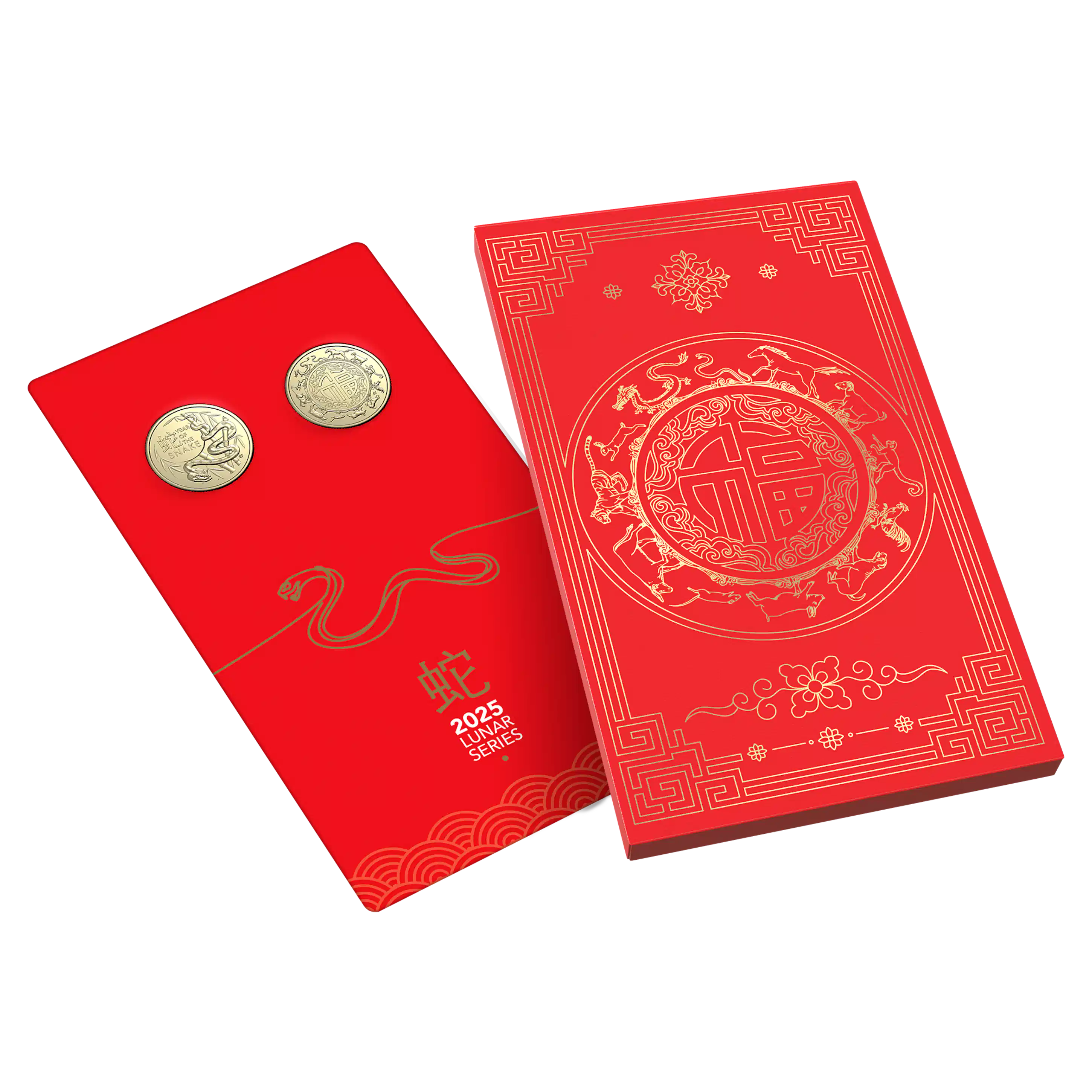 2025 1 Uncirculated 2 Coin Set Lunar Series Year Of The Snake 2025-1-uncirculated-2-coin-set-lunar-series-year-of-the-snake