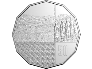 Image of 2026 50c Uncirculated Coin - 75th Anniversary Battle of Kapyong