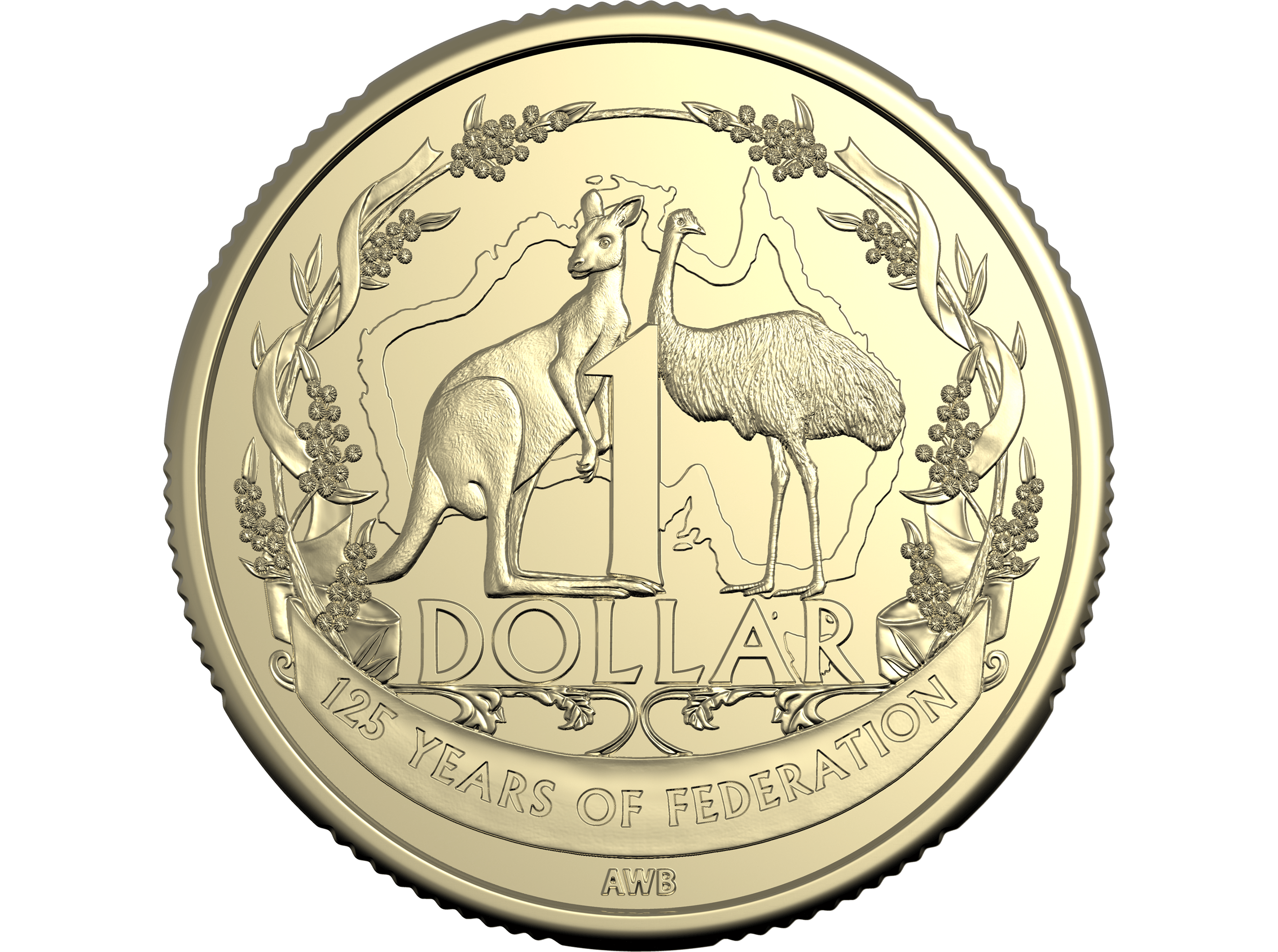Image of 2026 $1 Uncirculated Coin – 125 Years of Federation – Commonwealth