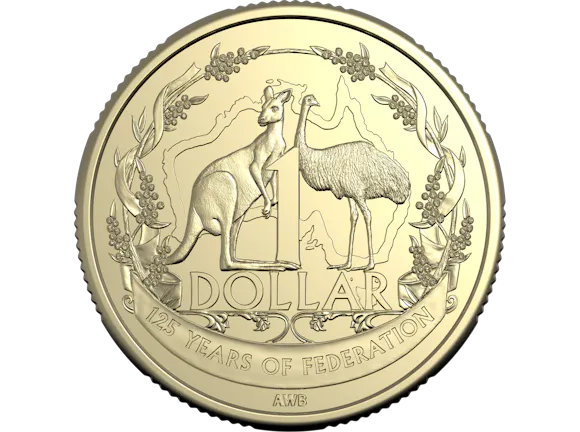 Hero image for 2026 $1 Uncirculated Coin – 125 Years of Federation – Commonwealth