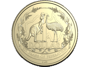 Image of 2026 $1 Uncirculated Coin – 125 Years of Federation – Commonwealth