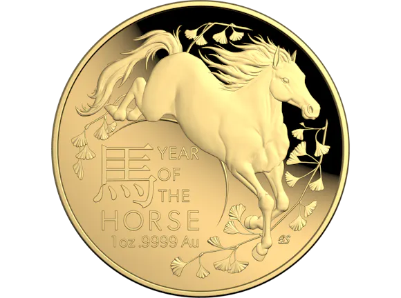 Hero image for 2026 $100 1 oz Gold Proof Domed Coin - Lunar Series - Year of the Horse