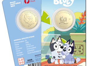 Image of 2024 $1 Privy Mark Uncirculated Coin – Muffin & Socks