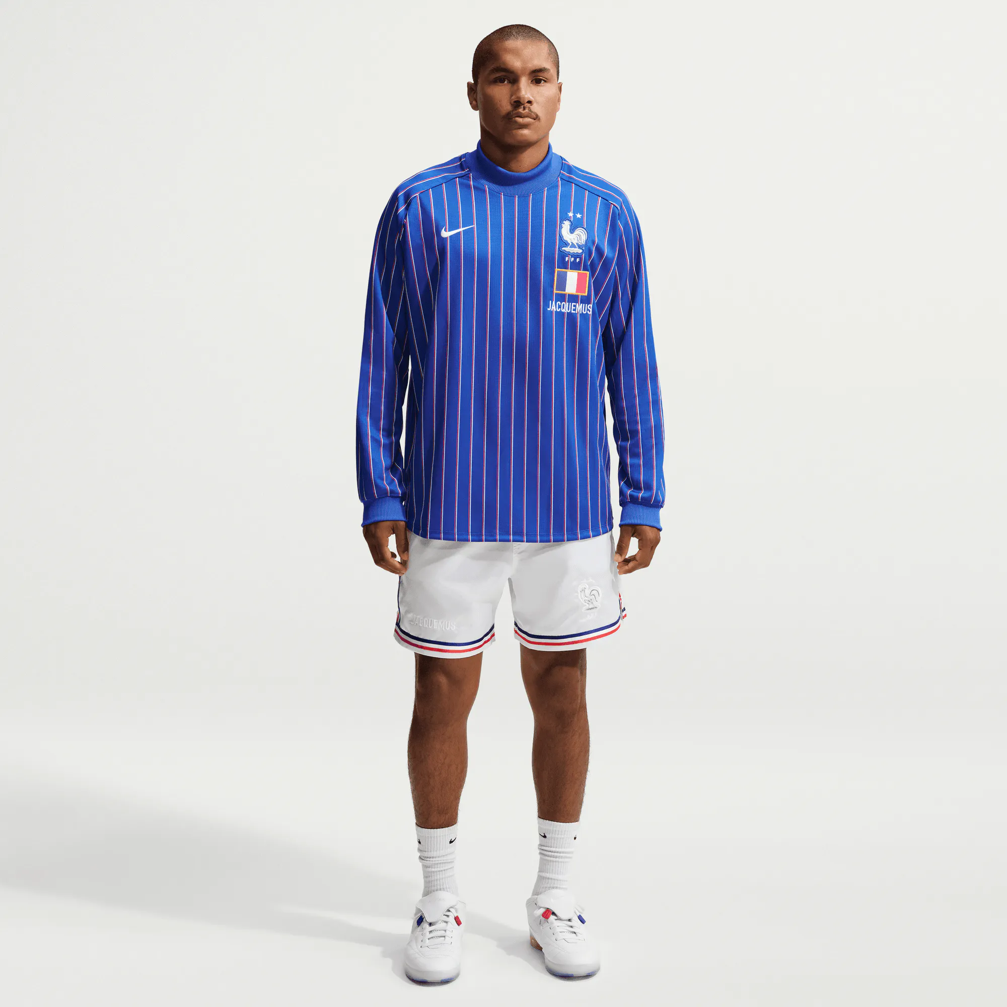 Image of Nike - Jacquemus France Football Shorts - (White)