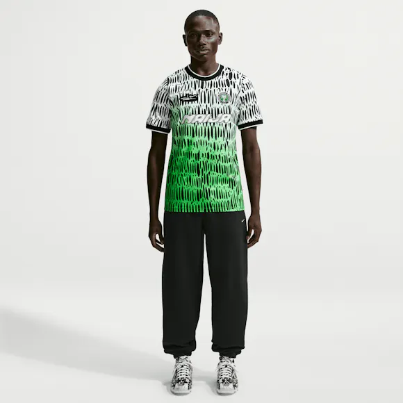 Hero image for Nike - Slawn Nigeria Academy Pro Short-Sleeve Soccer Top - (Black/White)