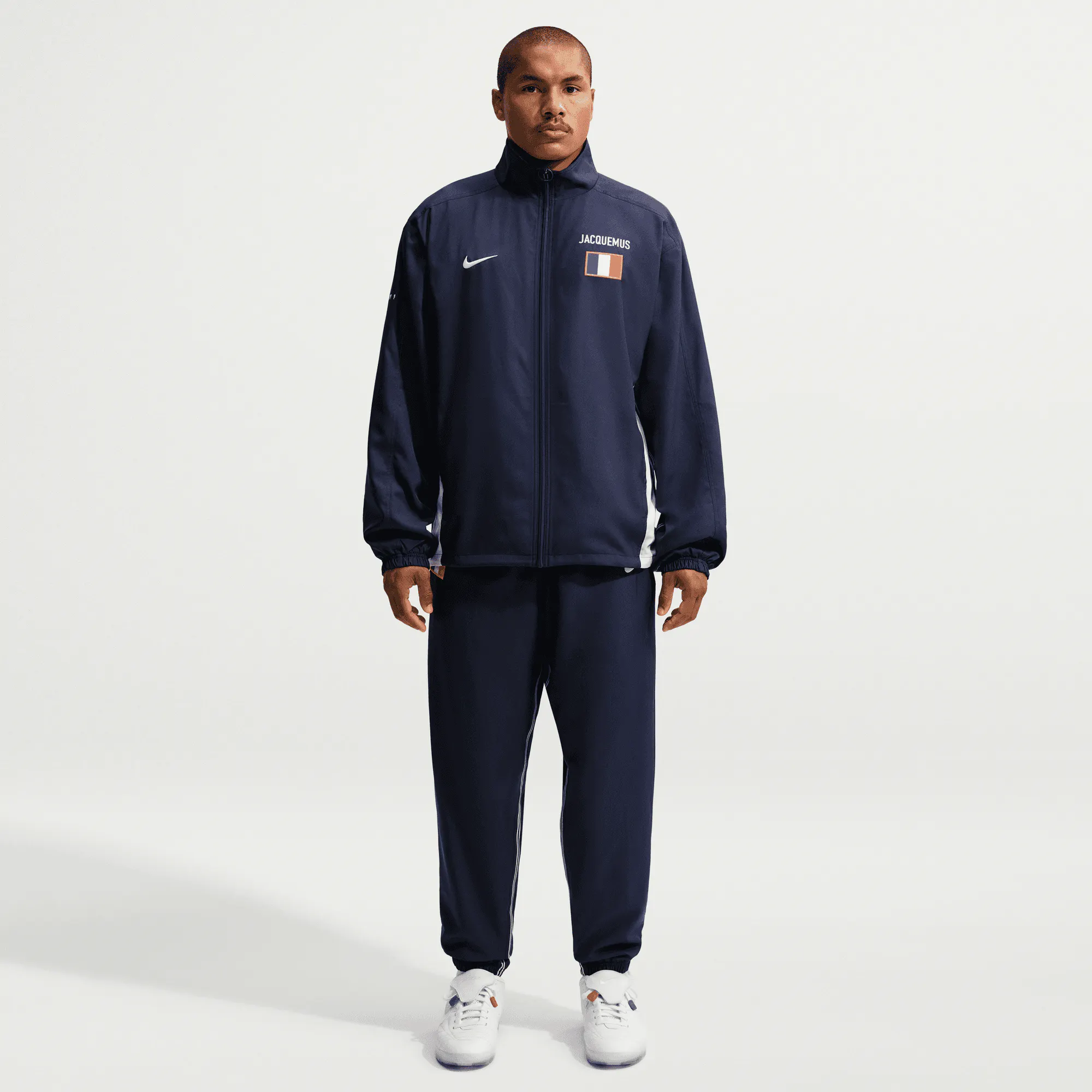 Image of Nike - Jacquemus France Reissue Track Pants - (Blackened Blue/White)
