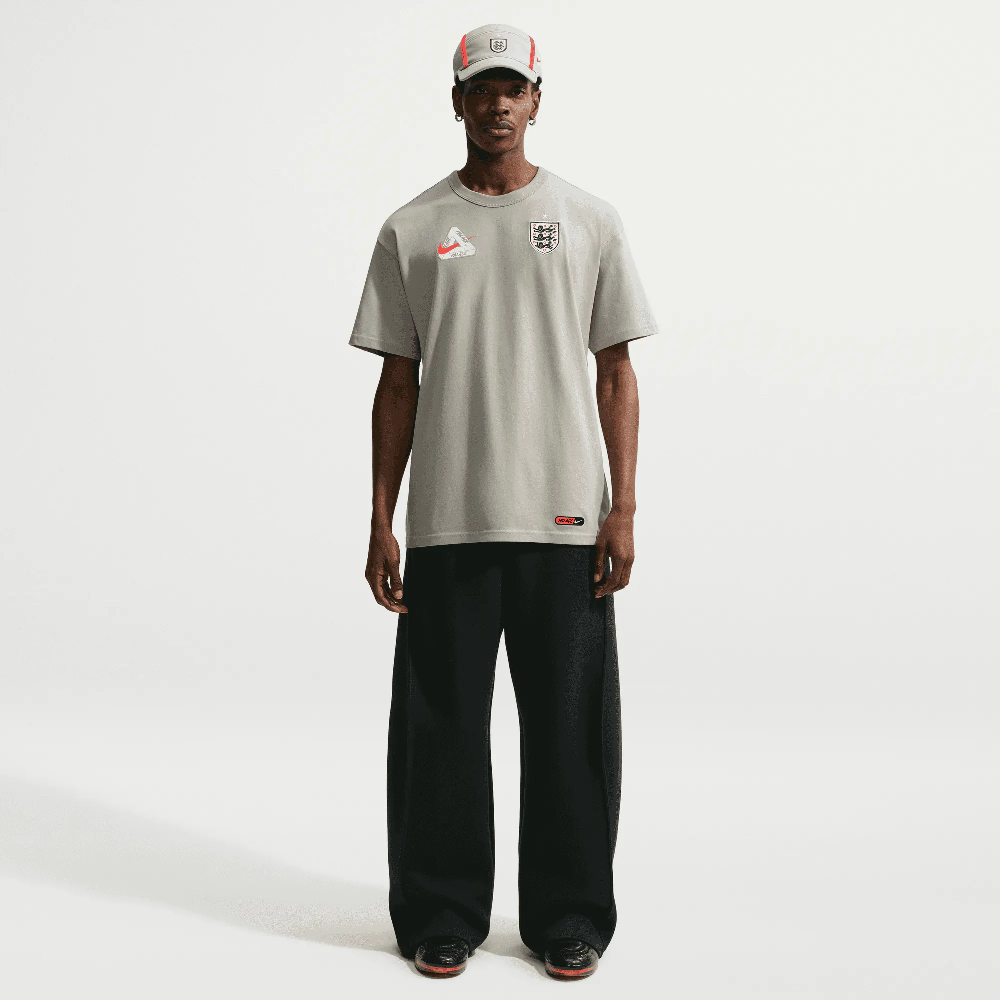 Image of Nike - Palace England T-Shirt - (Pewter Grey)