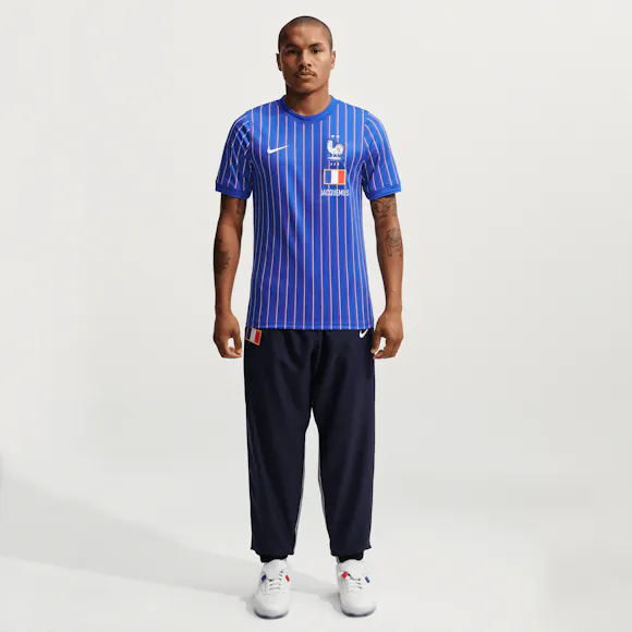 Hero image for Nike - Jacquemus France Academy Pro Short-Sleeve Football Top - (Game Royal/University Red)