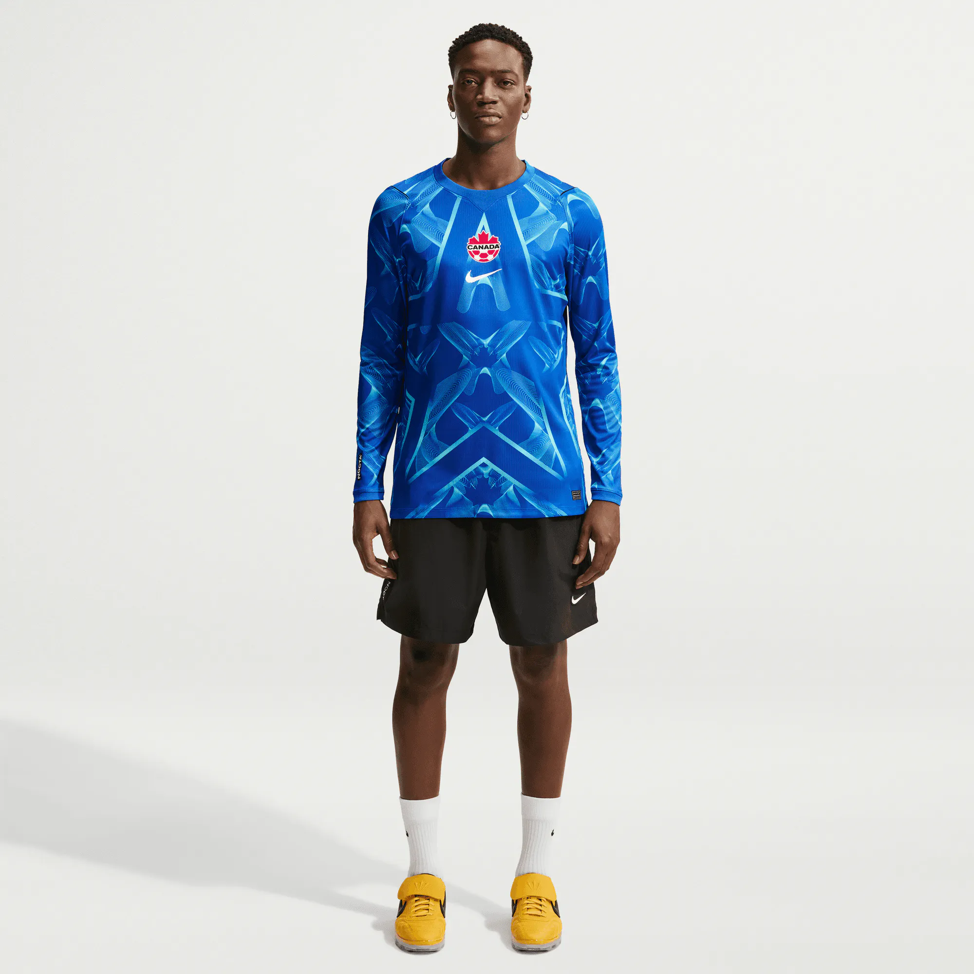 Image of Nike - NOCTA Canada Long-Sleeve Goalkeeper Jersey - (Lyon Blue)