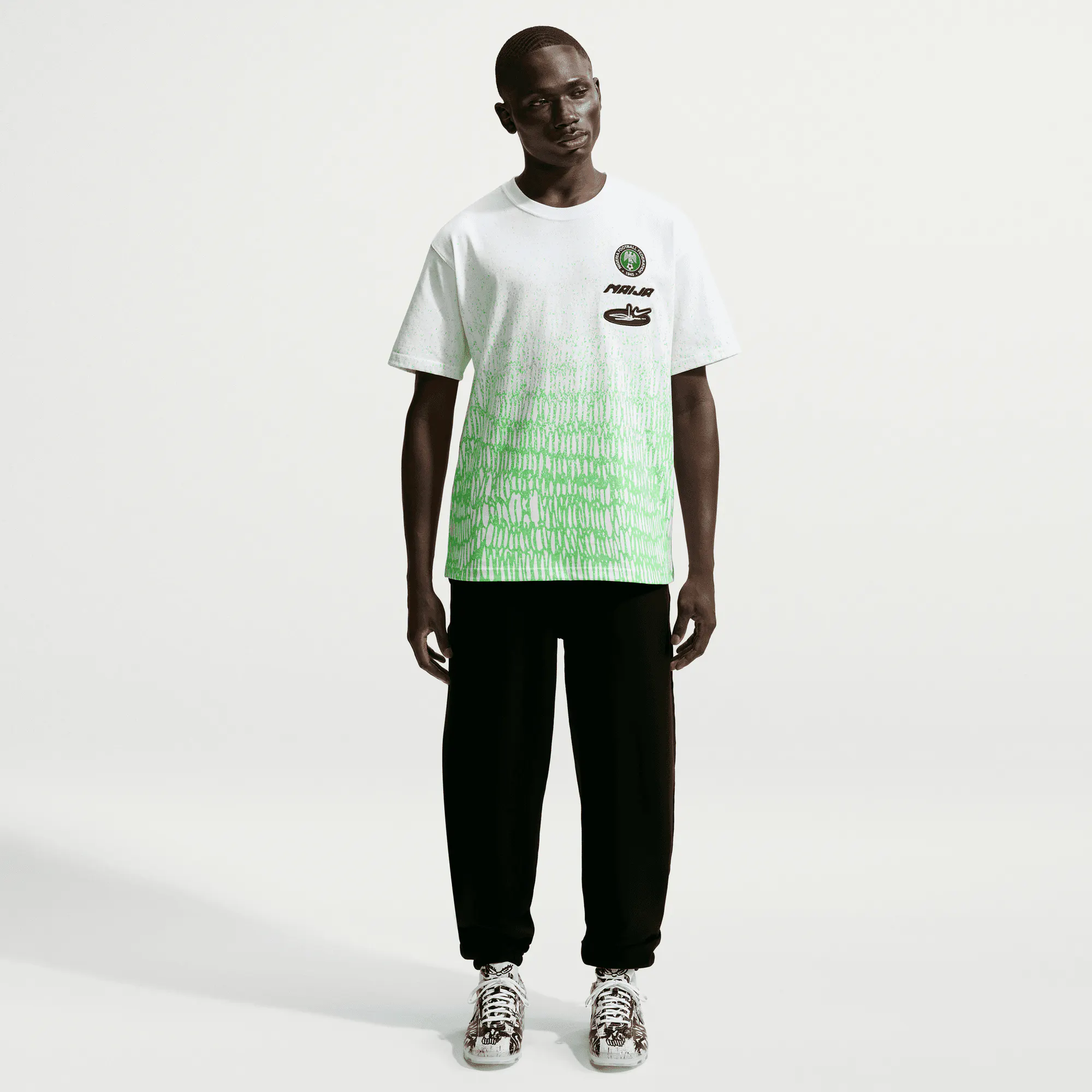 Image of Nike - Slawn Nigeria T-Shirt - (White)