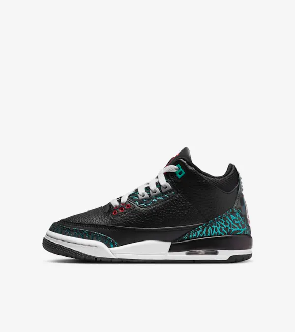 Hero image for Air Jordan 3 Black and Hyper Jade