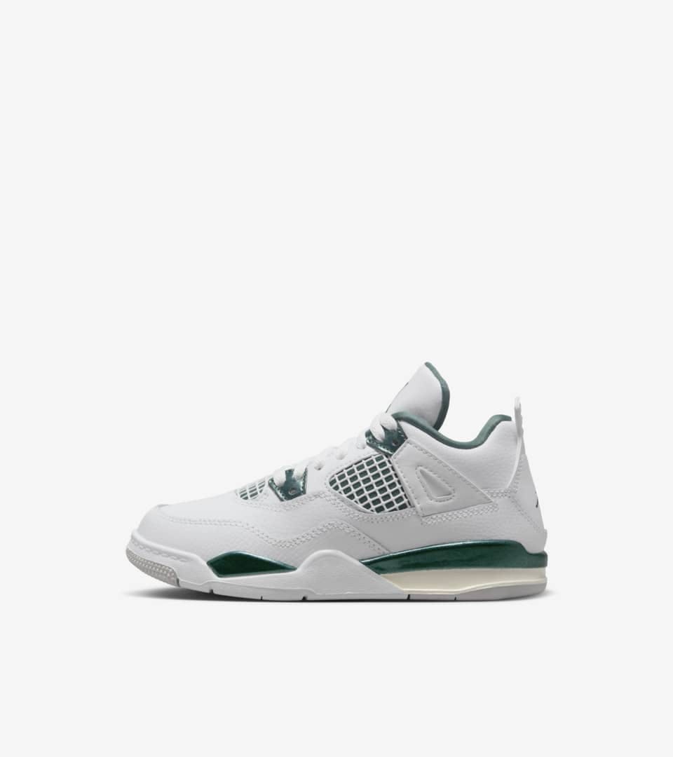 Green air jordan 4 best sale