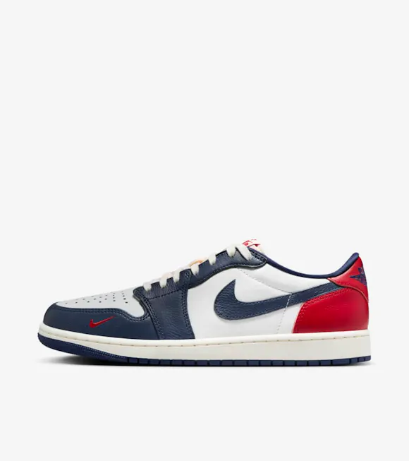 Hero image for Air Jordan 1 Low OG "Gym Red & Midnight Navy"